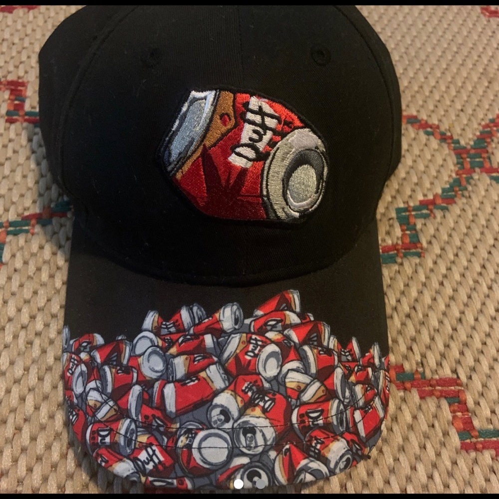 Duff simpsons hat black and red adjustable
